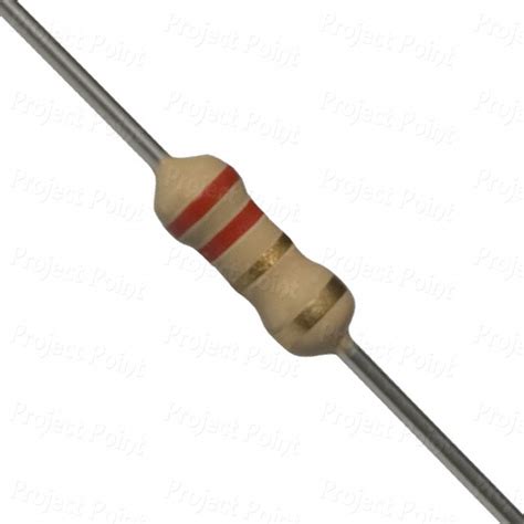 2R2 / 2.2 ohm Resistor Colour Code .